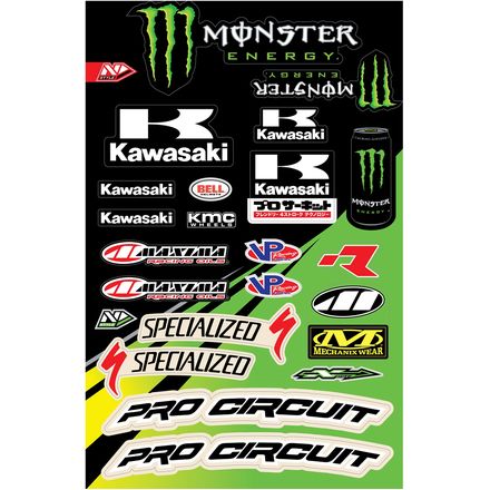 N-Style Universal Decal Kit - Pro Circuit N-Style Universal Decal Kit - Pro Circuit