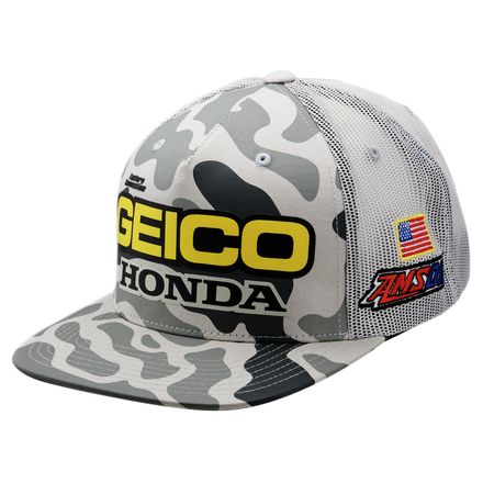 100% Geico Honda Podium Trucker Hat