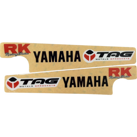 One Industries 2013 Factory Swingarm Decals - Yamaha One Industries 2013 Factory Swingarm Decals - Yamaha