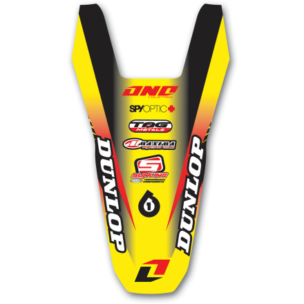 One Industries 2011 Rear Fender Decal - Suzuki One Industries 2011 Rear Fender Decal - Suzuki