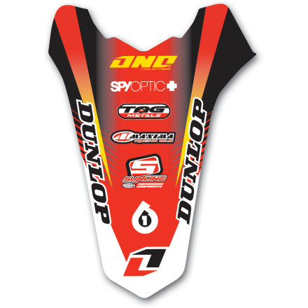 One Industries 2011 Rear Fender Decal - Honda One Industries 2011 Rear Fender Decal - Honda