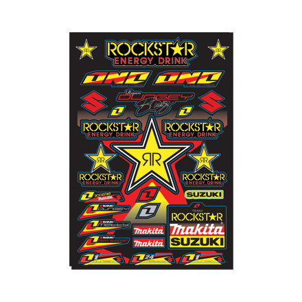 One Industries 2011 Rockstar Makita Suzuki Decal Sheet One Industries 2011 Rockstar Makita Suzuki Decal Sheet