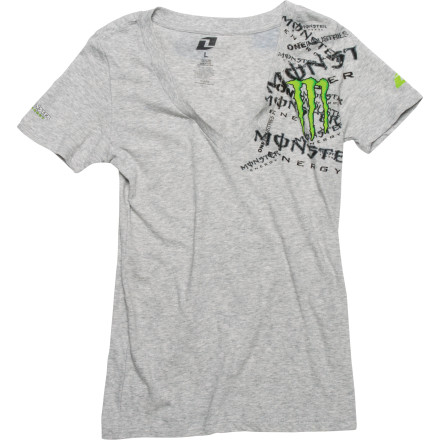 One Industries Women's Monster Energy Bragg T-Shirt One Industries Women's Monster Energy Bragg T-Shirt