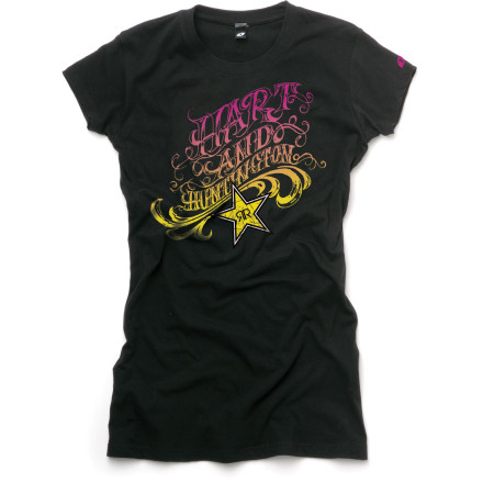 One Industries Women's Hart & Huntington Hot Wheels T-Shirt One Industries Women's Hart & Huntington Hot Wheels T-Shirt