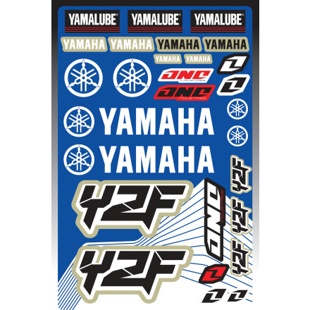One Industries 2013 Yamaha YZF Decal Sheet One Industries 2013 Yamaha YZF Decal Sheet