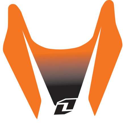 One Industries 2012 Front Fender Decal - Ktm One Industries 2012 Front Fender Decal - Ktm