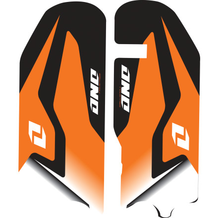 One Industries 2012 Fork Guard Decals - KTM One Industries 2012 Fork Guard Decals - KTM