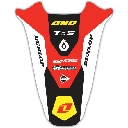 One Industries 2012 Rear Fender Decal - Honda One Industries 2012 Rear Fender Decal - Honda
