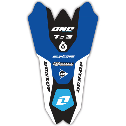 One Industries 2012 Rear Fender Decal - Yamaha One Industries 2012 Rear Fender Decal - Yamaha