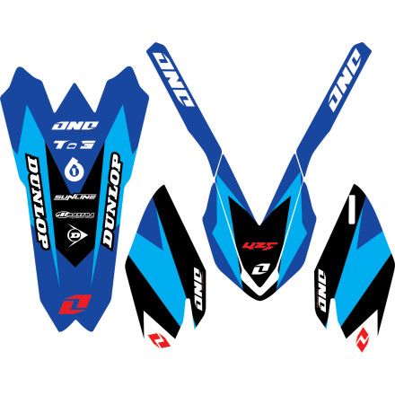 One Industries 2013 Delta Graphic Trim Kit - Yamaha One Industries 2013 Delta Graphic Trim Kit - Yamaha