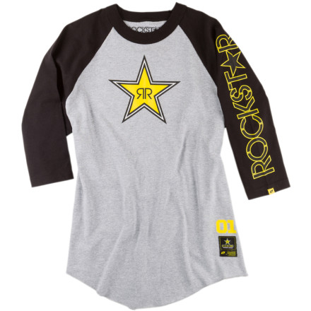 One Industries Rockstar Harrington 3/4 Sleeve Baseball Jersey One Industries Rockstar Harrington 3/4 Sleeve Baseball Jersey