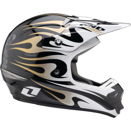 One Industries 2008 Kombat Helmet - Flame One Industries 2008 Kombat Helmet - Flame