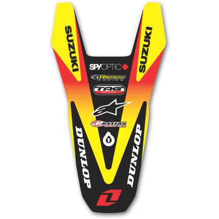 One Industries 2010 Rear Fender Decal - Suzuki One Industries 2010 Rear Fender Decal - Suzuki
