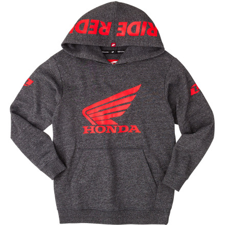 One Industries Youth Honda Ride Red Hoody