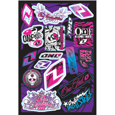 One Industries Girl Decal Sheet One Industries Girl Decal Sheet