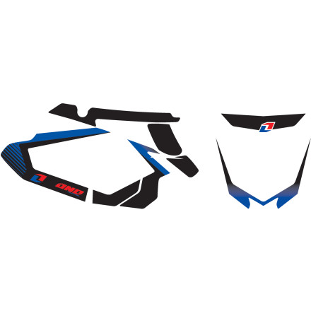One Industries 2011 Pre-Printed Backgrounds - White Yamaha One Industries 2011 Pre-Printed Backgrounds - White Yamaha