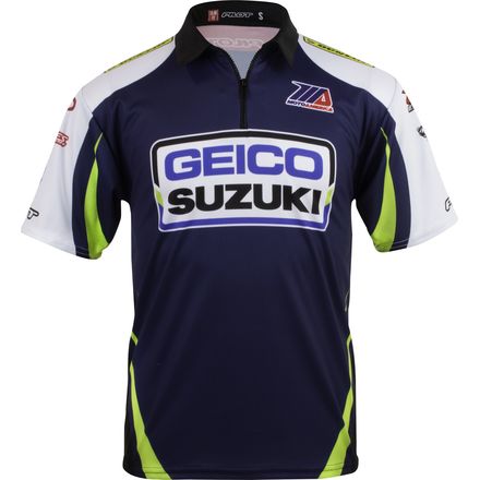 Pilot Geico Suzuki Team Crew Shirt Pilot Geico Suzuki Team Crew Shirt