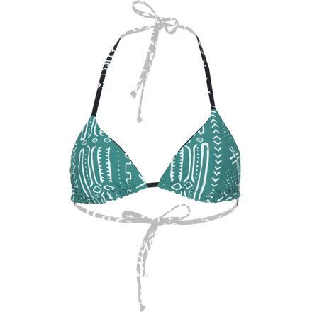 Roxy Border Line Reversible Tiki Triangle Bikini Top - Women's Roxy Border Line Reversible Tiki Triangle Bikini Top - Women's