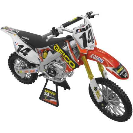 New Ray Toys 1:12 2012 Kevin Windham Honda CRF450 Geico New Ray Toys 1:12 2012 Kevin Windham Honda CRF450 Geico