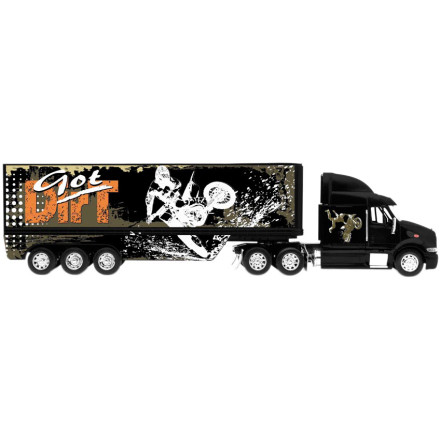 New Ray Toys 1:32 Got Dirt Long Hauler Truck New Ray Toys 1:32 Got Dirt Long Hauler Truck