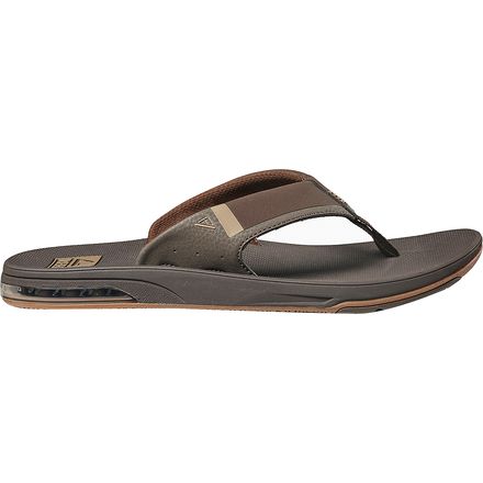 Mens Reef Fanning Low Black Lightweight Comfort Beach Flip Flops Size