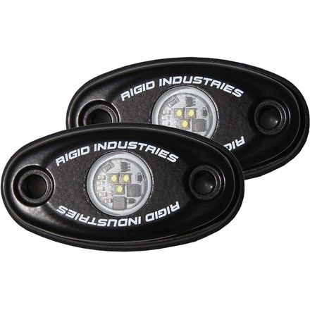 RIGID Industries A-Series Black Low Power LED Light - Single - Amber main image 0