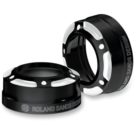 Roland Sands Design Misano Fork Cap Set Roland Sands Design Misano Fork Cap Set