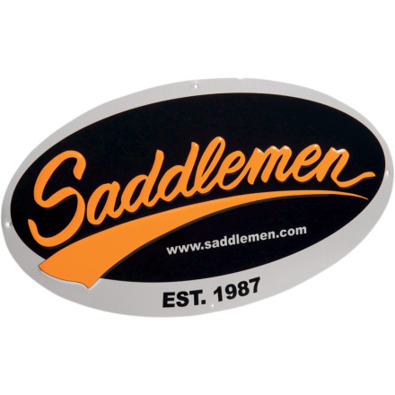 Saddlemen Embossed Metal Sign Saddlemen Embossed Metal Sign