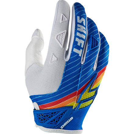 Shop Shift 2015 Strike Gloves - Stripes | MotoSport (Legacy URL)