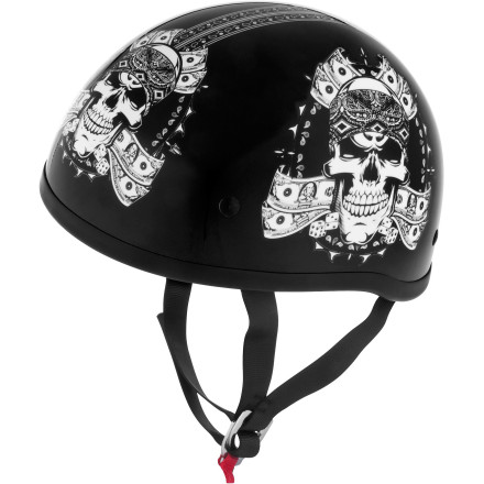 Skid Lid Original Thug Skull Helmet