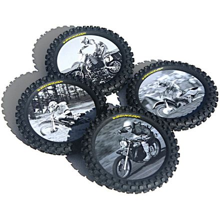 Smooth Industries Legends Series Knobby Tire Drink Coasters Smooth Industries Legends Series Knobby Tire Drink Coasters