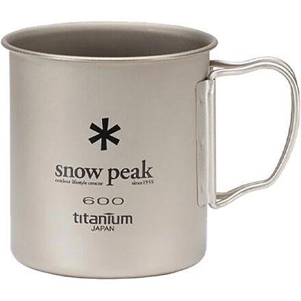 Snow Peak Titanium Single Wall Cup 600