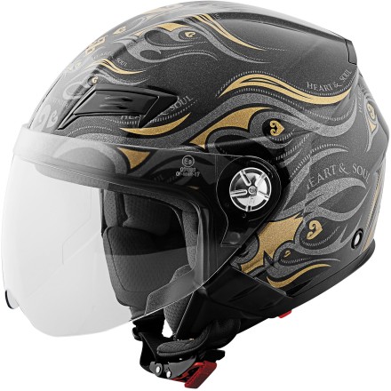 Speed & Strength Women's SS650 Helmet - Heart And Soul Speed & Strength Women's SS650 Helmet - Heart And Soul