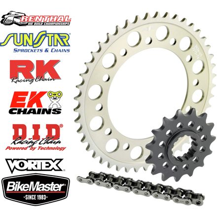 Sunstar 520 Aluminum Sprocket And Chain Kit