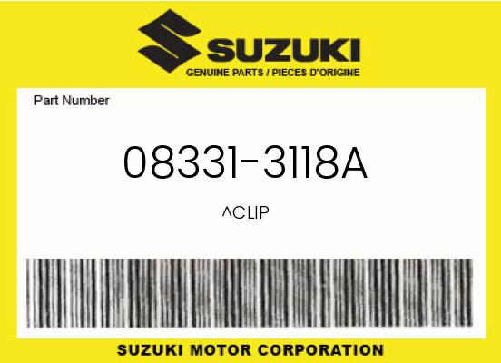 0 Suzuki OEM Part 08331-3118A