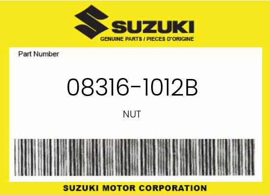 0 OEM Part 08316-1012B