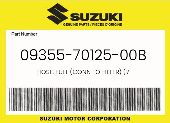 0 OEM Part 09355-70125-00B