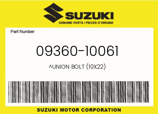 0 Suzuki OEM Part 09360-10061