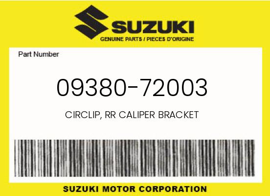 0 OEM Part 09380-72003