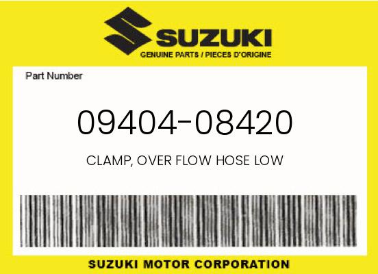 2019 Suzuki DRZ400S OEM Part 09404-08420