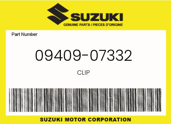 0 Suzuki OEM Part 09409-07332