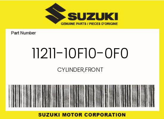 Suzuki OEM Front Cylinder 1998-2004 VL1500 Intruder - 11211-10F10-0F0 undefined