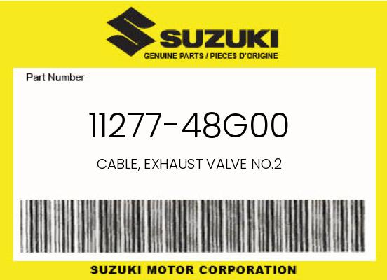 0 Suzuki OEM Part 11277-48G00