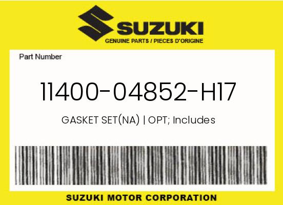 0 OEM Part 11400-04852-H17