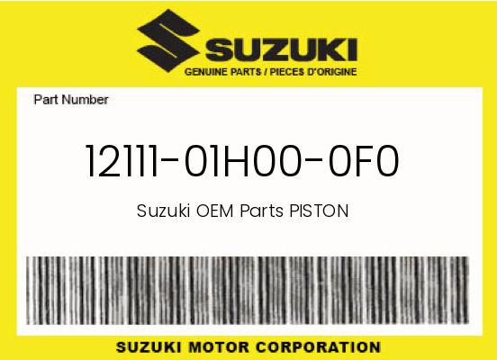 0 OEM Part 12111-01H00-0F0