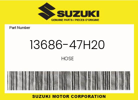0 Suzuki OEM Part 13686-47H20