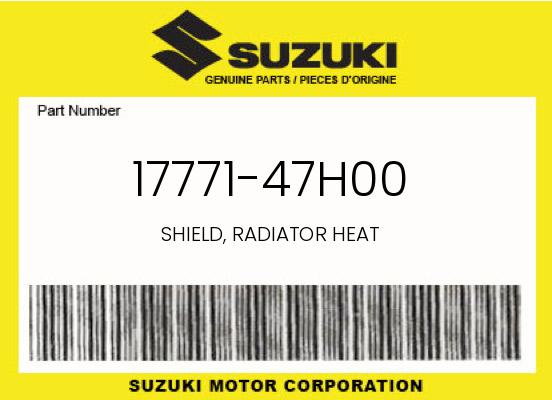 0 Suzuki OEM Part 17771-47H00