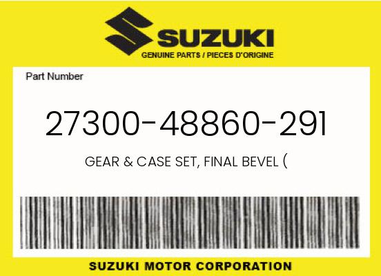 0 Suzuki OEM Part 27300-48860-291