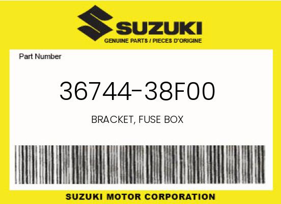 0 Suzuki OEM Part 36744-38F00