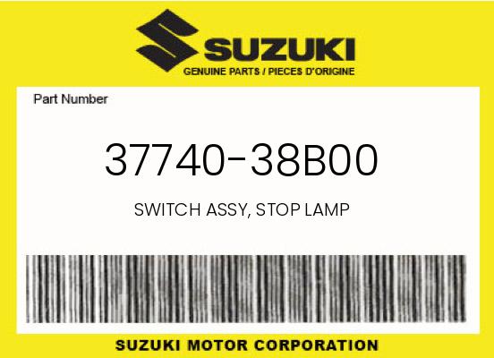 0 Suzuki OEM Part 37740-38B00